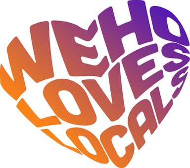 WeHo Loves Locals Heart Logo